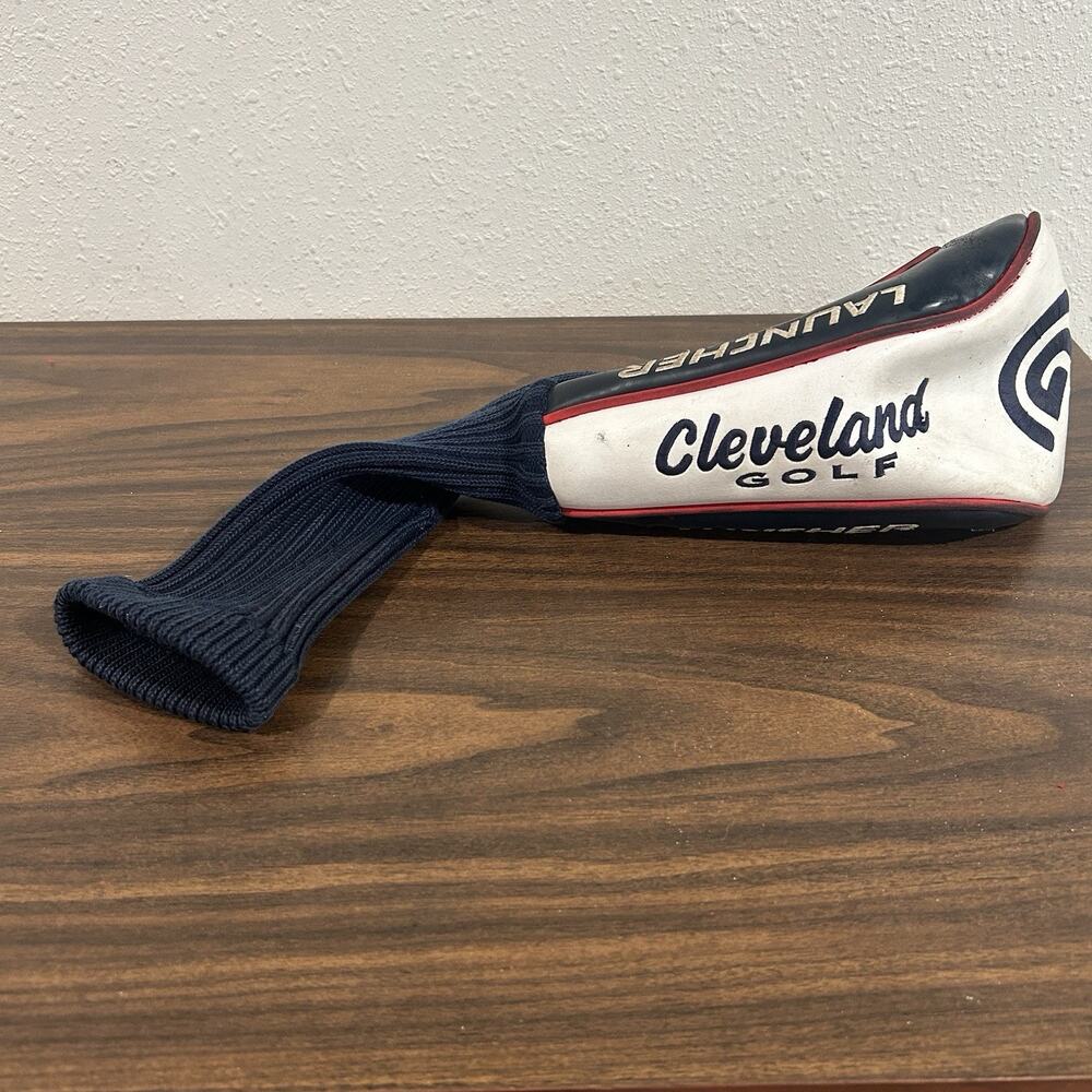 Cleveland Golf Driver Launcher 460 Club Head Cover Navy White Red